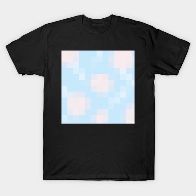 Mosaic of Cute Pastel Coloured Leafs T-Shirt by Peaceful Space AS